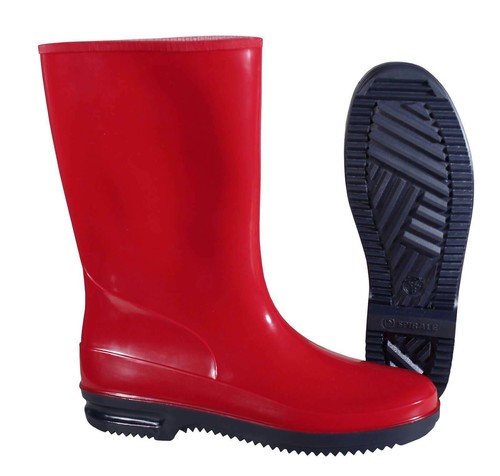 Gummistiefel spirale rot - gummistiefel,