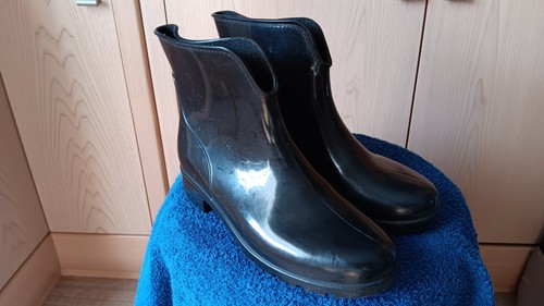 Gummistiefel schwarz 38 - schwarz,