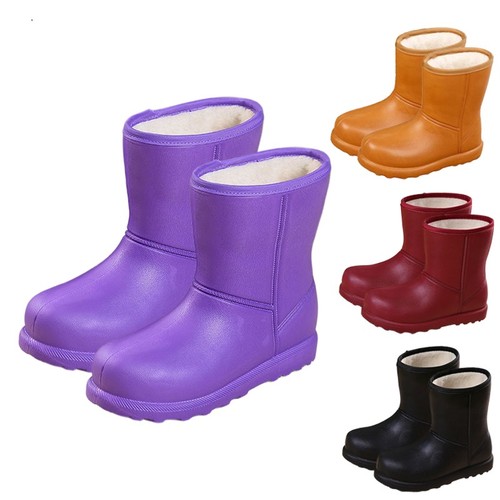 Warm gefütterte damenstiefel - warm,