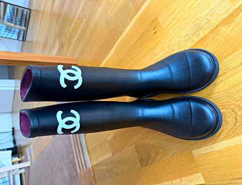 Chanel damen gummistiefel - chanel,
