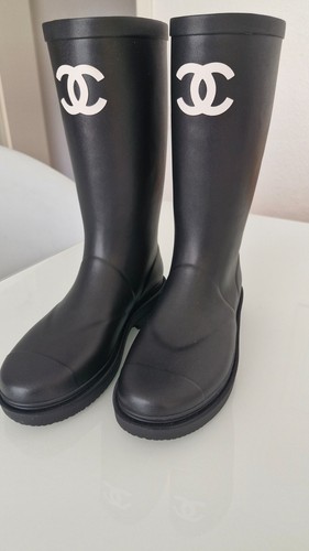 Chanel damen gummistiefel - chanel,